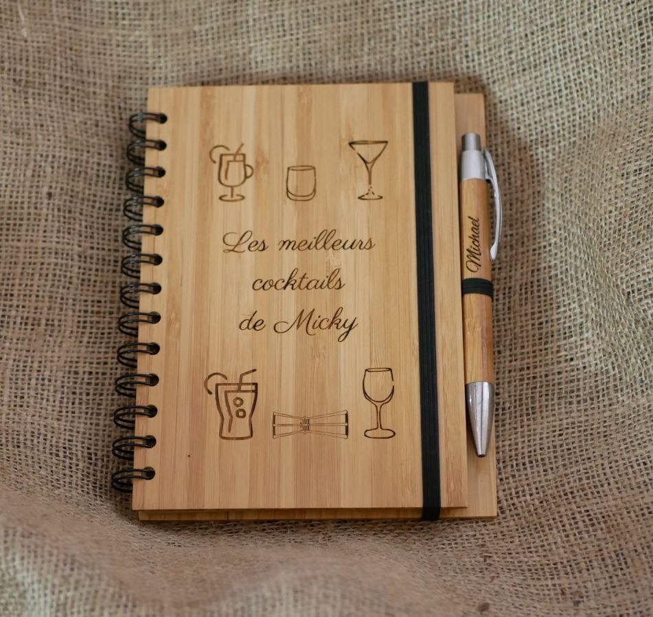 CUADERNO PARA RECETAS CON BOLIGRAFO