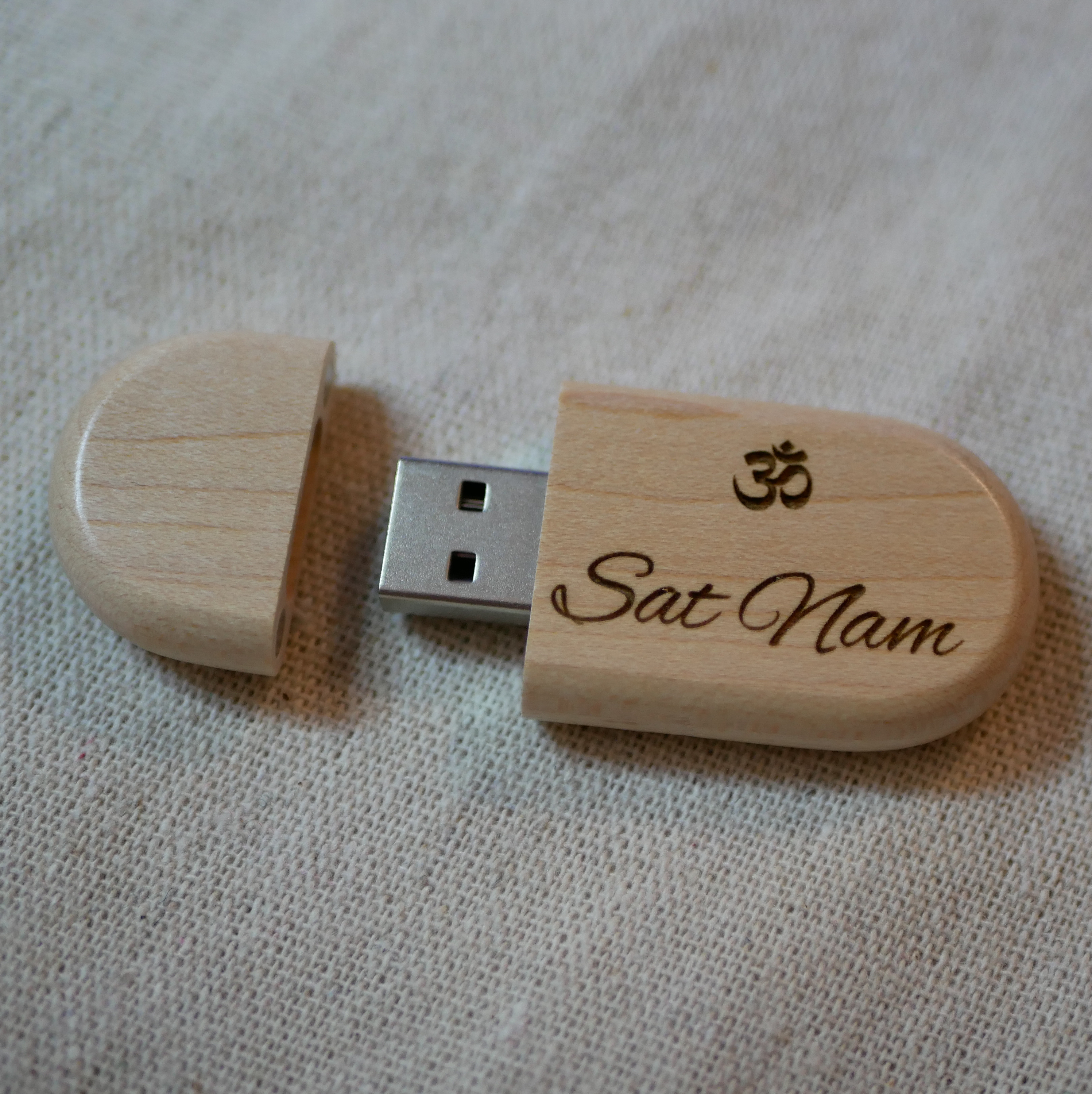 Clé Usb 32 Go 3.0 en bois clair d'érable