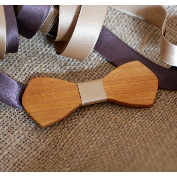 Pajarita francesa de madera para hombre "le rabl&eacute;" tama&ntilde;o peque&ntilde;o y personalizable