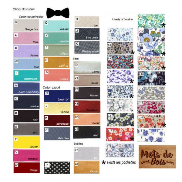 Pajarita de madera de &aacute;lamo para personalizar