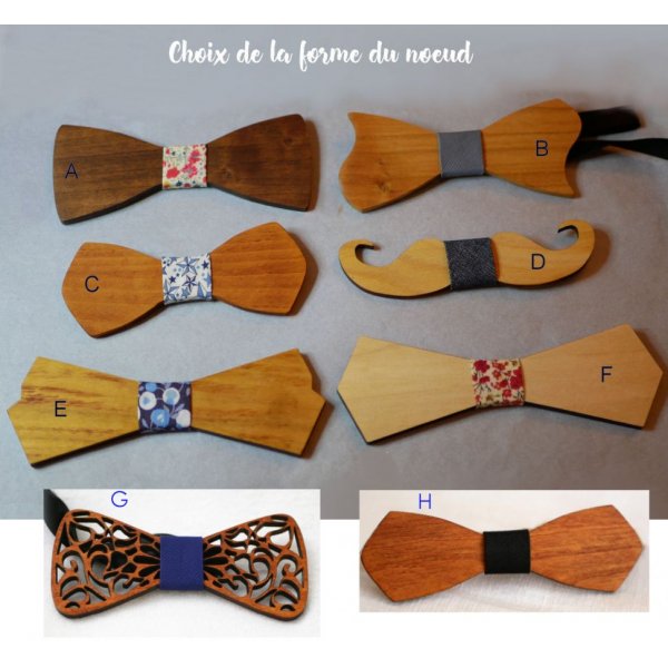 Bolsita de sat&eacute;n morado y pajarita de madera a elegir