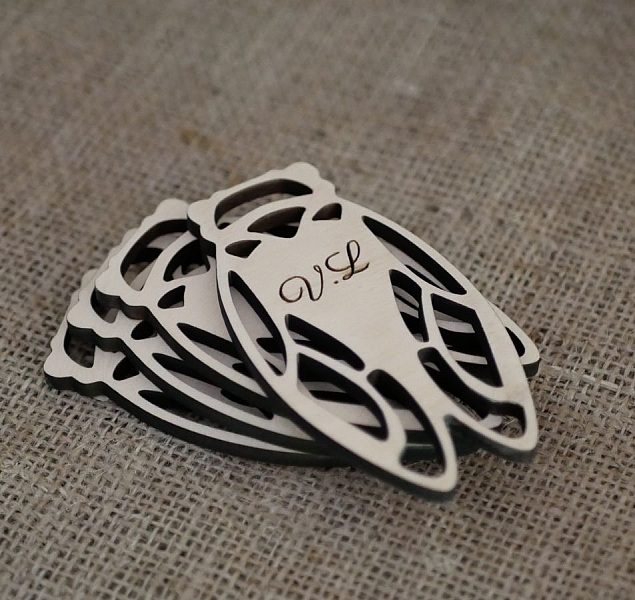 4 posavasos de madera Cigarradas de madera para personalizar