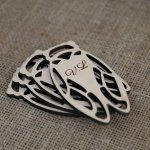 4 posavasos de madera Cigarradas de madera para personalizar