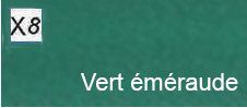 X8- Verde esmeralda (satinado)